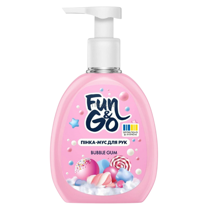 Мило-пінка Fun&Go Bubble Gum, 300 мл  (701796) - 