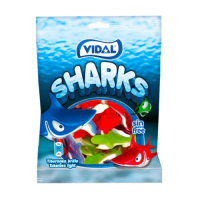 Жувальні цукерки Vidal Sharks, 90 г