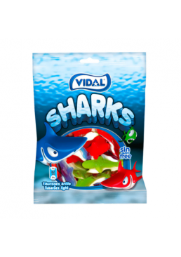 Жувальні цукерки Vidal Sharks, 90 г