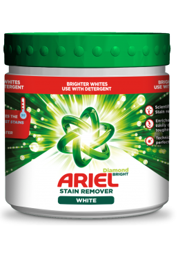 Порошок пятновыводитель Ariel White Diamond Bright для белых тканей, 500 г