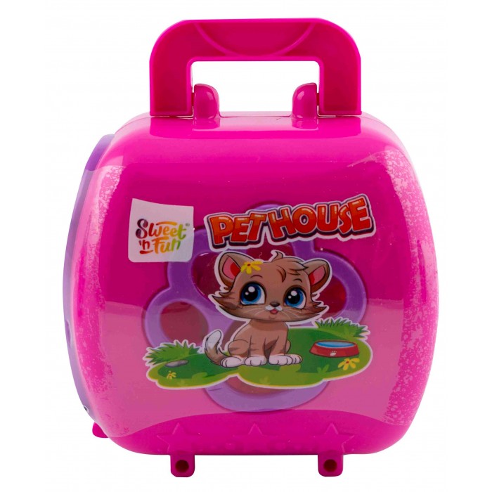 Упаковка драже Sweet'n Fun Pet House з тваринкою та будиночком, 5 г (106482) -  Упаковка драже Sweet'n Fun Pet House з тваринкою та будиночком, 5 г (106482) -