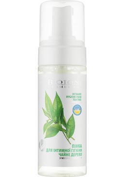 Пінка для інтимної гігієни Bioton Cosmetics Nature з молочною кислотою + чайне дерево, 150 мл
