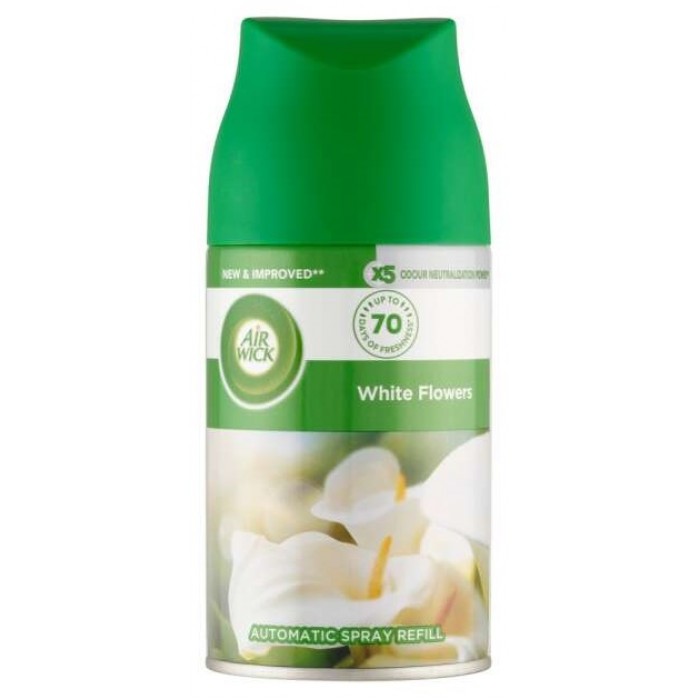 Змінний аерозольний балон до Air Wick Freshmatic White Flowers, 250 мл (009042) - 