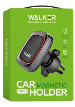 Автотримач магнітний WALKER CX-007A black 