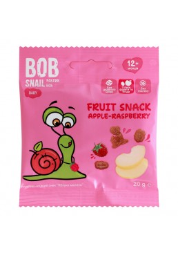 Снеки Bob Snail яблуко-малина, 20 г (з 12 місяців)