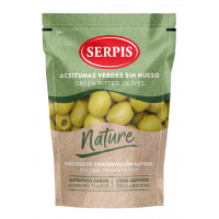 Оливки натуральні без кісток Serpis, 175 г 