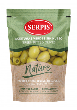 Оливки натуральные без косточек Serpis, 175 г 