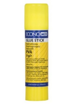 Клей-карандаш Economix с основой PVA, 9 г 