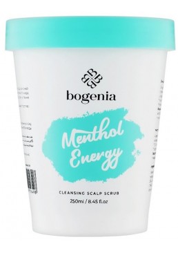 Скраб для кожи головы Bogenia Menthol Energy Очищающий, 250 мл