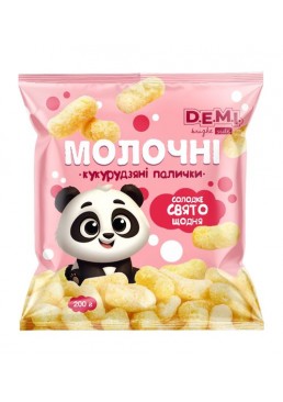 Палички кукурудзяні D.E.M.I. молочні, 200 г