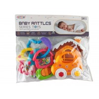 Набір брязкалець у ручку Mei Le Bao "Baby Rattles"8409-9 ( 3 шт.)