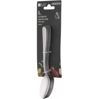 Набір чайних ложок Ardesto Black Mars Zenith, 6 шт