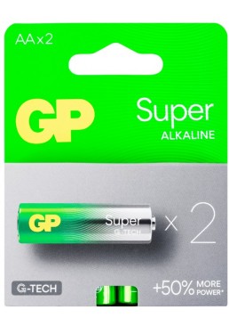 Батарейка GP AA (LR6) Super Alkaline 15A-UR5, 2 шт