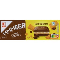 Шоколад молочный K-Classic Mmmega Schko-Keks, 300 г