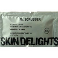 Увлажняющий крем-гель для тела Skin Delights Breakfast in Soho Mr.SCRUBBER, 10 мл