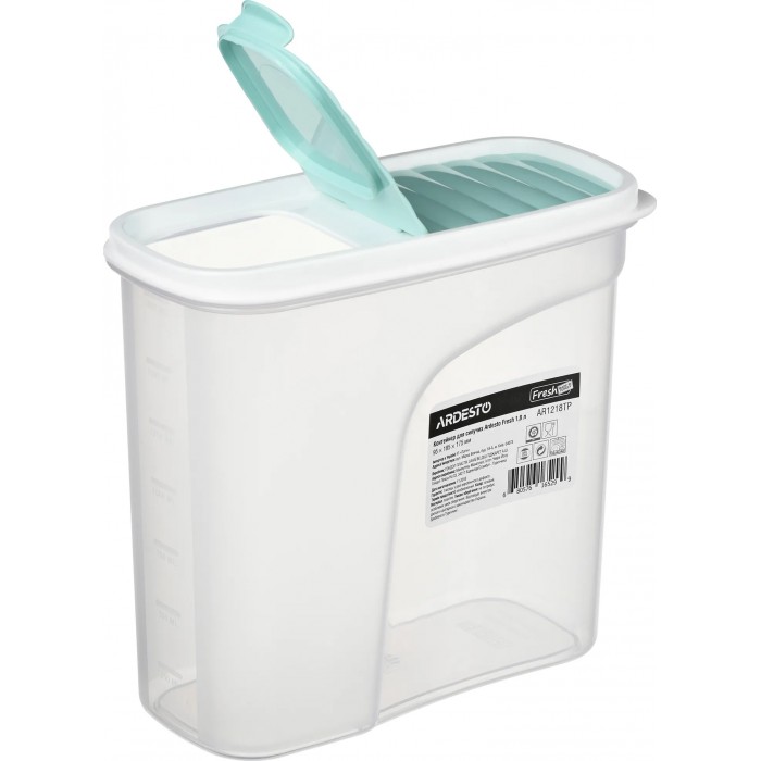 Контейнер для сыпучих продуктов Ardesto Fresh AR-1218-TP, 1.8 л  - 