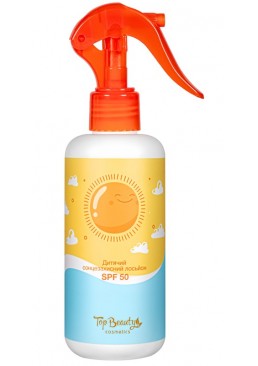Детский солнцезащитный лосьон для лица Top Beauty SPF 50 для детей от 3 лет, 200 мл