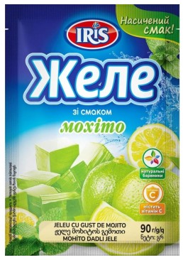 Желе ТМ IRIS со вкусом Мохито, 90 г