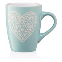 Чашка керамічна Ardesto Heart, 330 мл