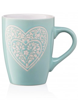 Чашка керамическая Ardesto Heart, 330 мл