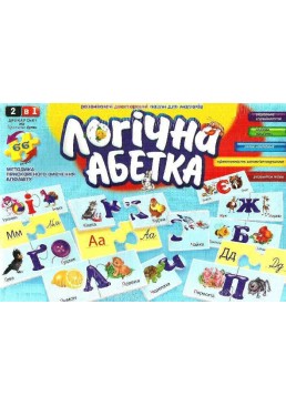 Пазли Логічна абетка Danko Toys 0607, 1 шт