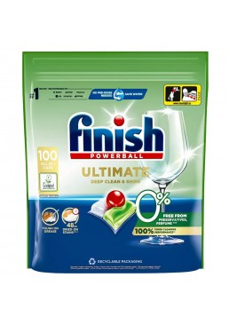 Таблетки для посудомоечных машин Finish Ultimate 0%, 100 шт