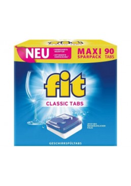  Таблетки для посудомоечных машин Fit Classic, 90 шт