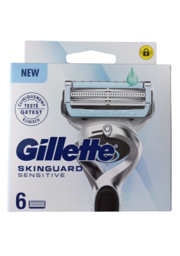 Касети для бритви Gillette Skinguard Sensitive, 6 шт