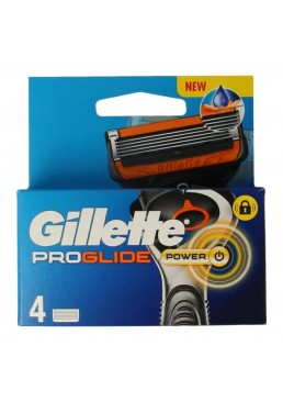 Сменные картриджи для бритья мужские Gillette Fusion5 ProGlide Power, 4 шт