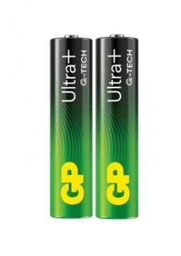 Батарейка GP Ultra Plus Alkaline 1,5V 24AUP21-S2 щелочная LR03, 2 шт
