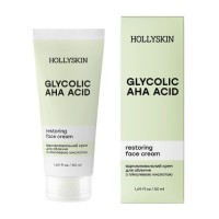 Восстанавливающий крем для лица с гликолевой кислотой Hollyskin Glycolic AHA Acid Face Cream, 50 мл 