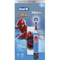 Электрическая зубная щетка Oral-b Braun Pro D103 Kids Spiderman с футляром, 3+ лет