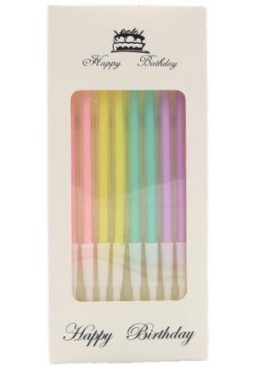 Набір свічок для торта "Happy birthday to you", 8 шт