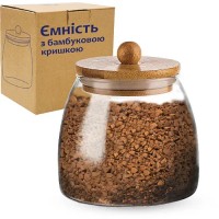 Ёмкость S&T с бамбуковой крышкой, 780 мл