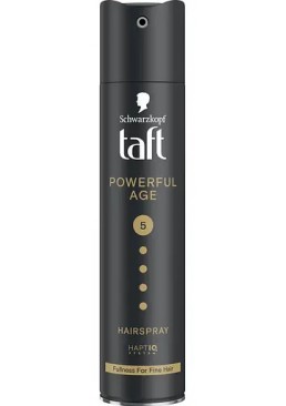 Лак Taft Powerful Age 5 для тонких и ослабленных волос, 250 мл