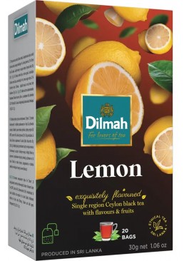 Чай черный Dilmah Лимон, 1.5 гх 20 шт 