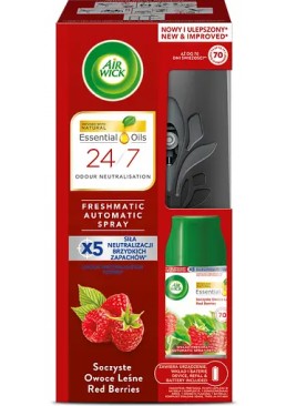 Автоматичний освіжувач повітря Air Wick Freshmatic малина, 250 мл