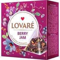 Чай плодово-ягідний Lovare Berry Jam, 30 г (15 шт. х 2 г)
