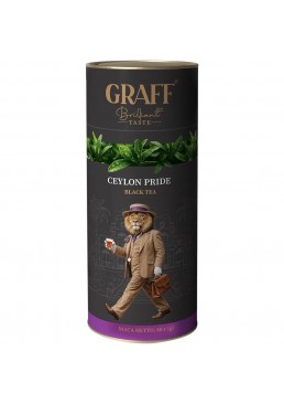 Чай чорний розсипний Graff Ceylon Pride «Гордість Цейлону», 80 г (тубус)