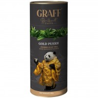 Чай пуэр рассыпной Graff Gold Puerh "Золотой пуэр", 80 г (тубус)