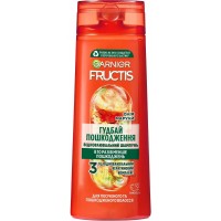 Відновлювальний шампунь Garnier Fructis Гудбай Пошкодження для посіченого та пошкодженого волосся, 400 мл