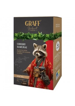 Чай чорний розсипний Graff Cherry Samurai «Вишневий Самурай», 80 г