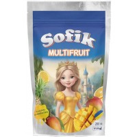 Напиток соковый Sofik Multifruit со вкусом манго, безалкогольный, негазированный, 200 мл