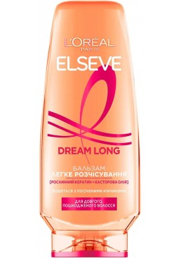 Бальзам L'Oreal Paris Elseve Dream Long Легке розчісування для довгих і пошкоджених волосся, 200 мл