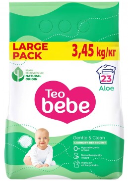 Пральний порошок Teo bebe Gentle & Clean Aloe, 3.45 кг