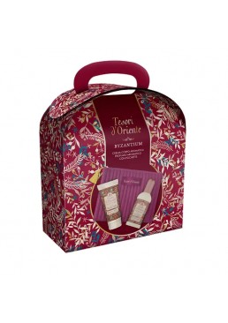 Подарочный набор Tesori d'Oriente Византия (парфюмированная вода, 100 мл + крем для тела, 75 мл + косметичка)