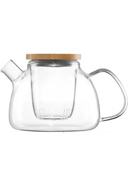 Заварник Ardesto Gemini AR3010GFB боросилікатне скло, 1000 мл 