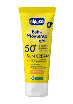 Солнцезащитный крем Chicco Baby Moments Sun SPF 50+, 75 мл