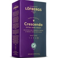 Кава мелена Lofbergs Crescendo Extra Dark Roast, 500 г 