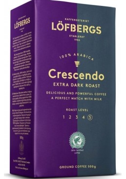 Кофе молотый Lofbergs Crescendo Extra Dark Roast, 500 г 